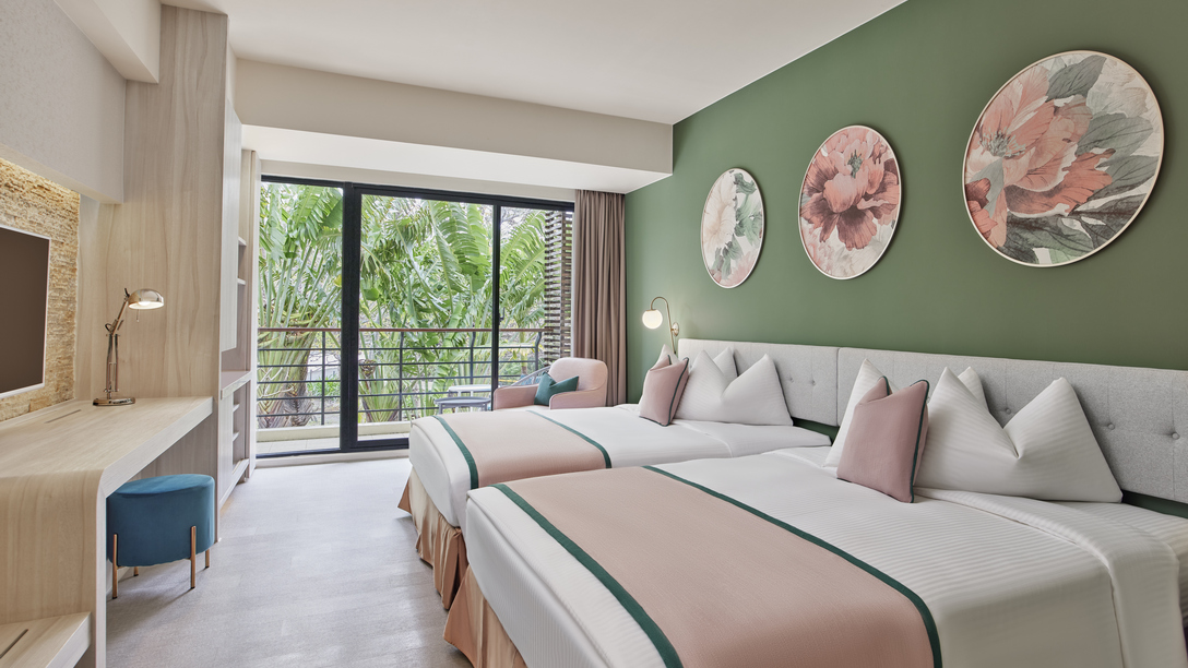 親子飯店,墾丁凱撒大飯店,花園景觀客房